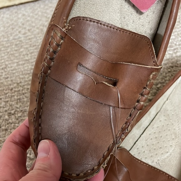 Merona size 10 brown penny loafers - Picture 4 of 5